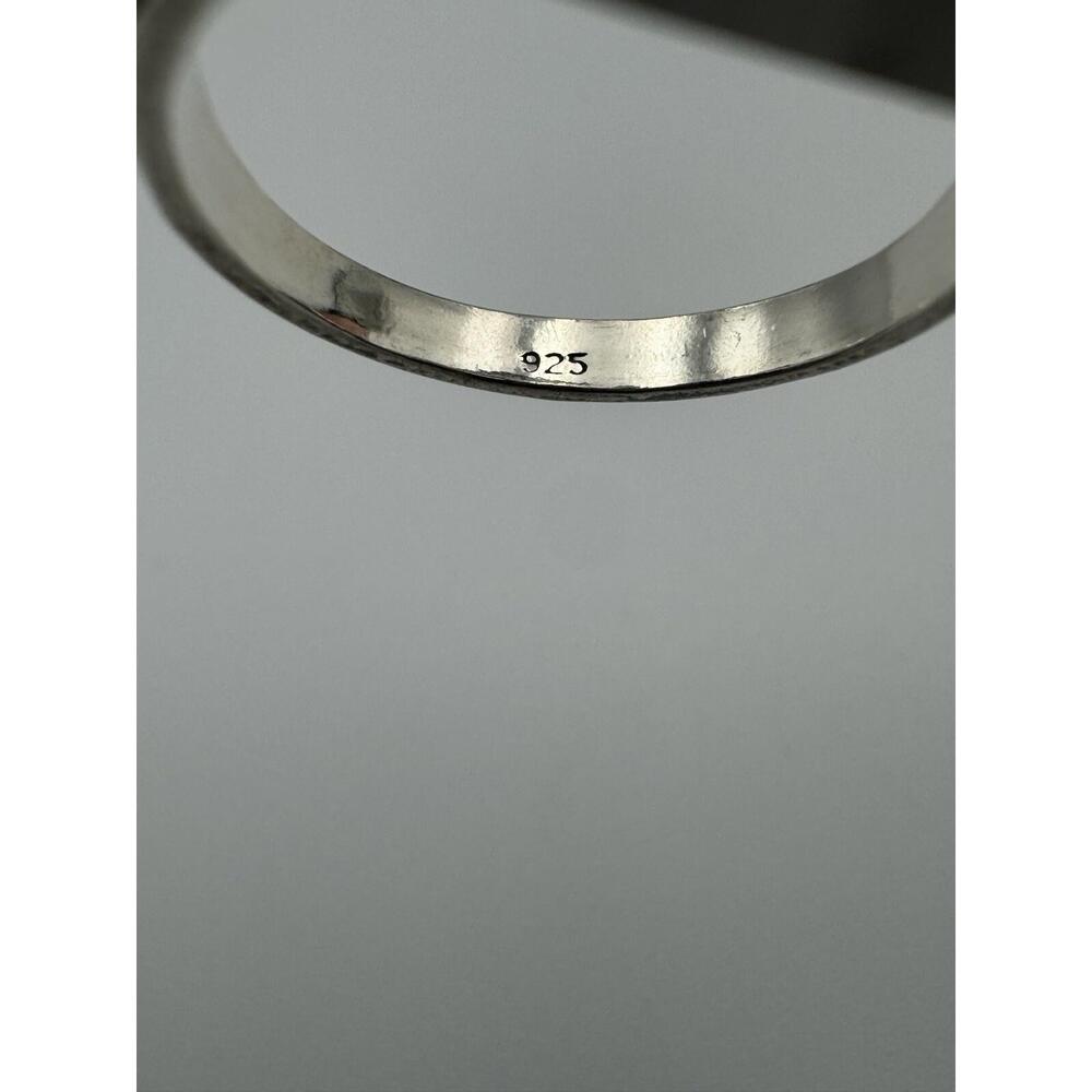 Sterling 925 Silver Thin Bead Dot Stackable Minim… - image 4